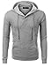 Doublju Mens Long Sleeve Pullover Fashion Hoodie