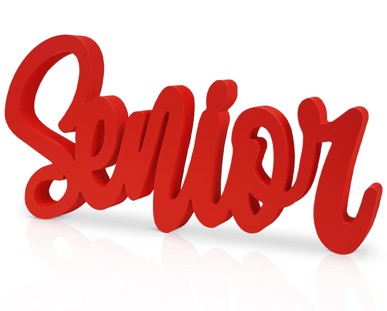 Photo 1 of **NON RETURNABLE**

Senior 2026 Sign Wooden Red Graduation Senior Photo Props Graduation Decorations Class of 2026 Table Centerpiece Senior 2026 Sign for 2026 Grad Party Decorations Supplies(13.4x7inch)
