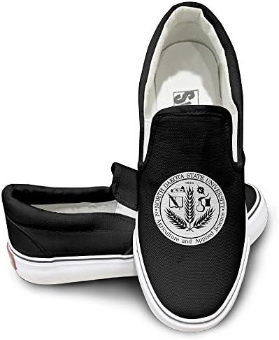 NF18G North Dakota State University Customized Canvas Shoes Size36 Black