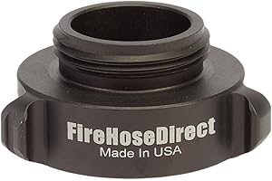FIREHOSEDIRECT Aluminum 2" Female NPSH to 1 1/2" Male NH Fire Hose Adapter