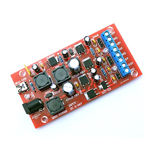 Qianson USB Boost Single To Dual Power Module Linear Regulator Â±12V Â±5V +3.3V Multiple Output DIY Kits