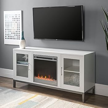 Amazon.com: Cambridge Somerset 70-in. White TV Stand with Multi-Color