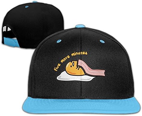 WYUZHEN Kid's Gudetama Hip-hop Snapback Hat Caps RoyalBlue