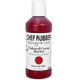 Chef Rubber Cardinal Red Colored Cocoa Butter