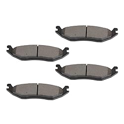 cciyu D967 Rear Semi-Metallic Disc Brake Pads Kit