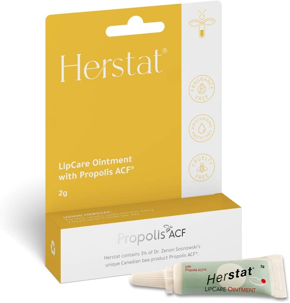 Herstat Cold Sore Cream Effective Propolis Cold Sore Treatment