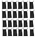 24 PCS Sunglasses Microfiber Pouches Cleaning Case Bag Black