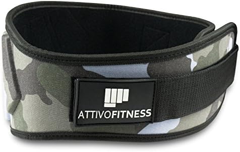 Weightlifting Belt for Men and Women [6" Back Support] - Superior Back Support for Squats, Deadlifts, Powerlifting, CrossFit, Heavy Lifting (Camo, Large)