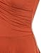 Laksmi Elegant Dresses, Womens Casual Dress A Line Cap Sleeve V Neck Medium, Orange
