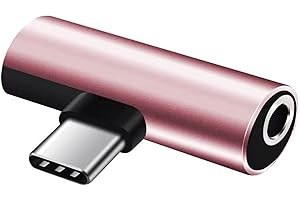 USB C to 3.5mm Dongle Adapter for S23 S22 S21 20 10 Headphone and Charging