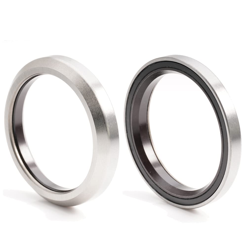 FUSHIBEARING ACB518H8K Road Bike Headset Bearings, Size 51.8x40x8mm 36x45 Degree Chrome Steel Tapered Upper Lower ACB Bearing Set, Parts Repair for FSA Shimano Crank