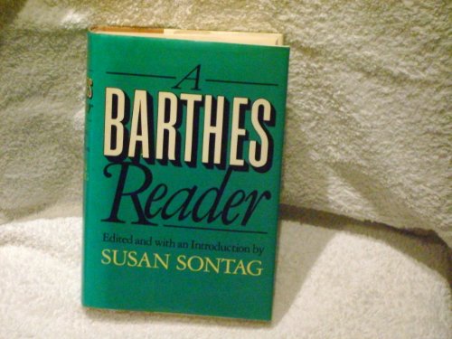 Roland Barthes Reader 0880290153 Book Cover