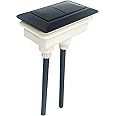 WinZo BT079BK Toilet Rectangular Push Button for Dual Flush Toilet Tank Square Replacement Part Matte Black