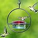 Mosaic Birds Hummble Slim Hummingbird Feeder, M045-301, 3.4 Ounce Capacity, Clear, 1 Piece