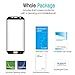 Galaxy S7 Edge Screen Protector [ Not Glass], PLESON® Samsung Galaxy S7 Edge Screen Protector, [Full Coverage] [Case Friendly] Anti-Bubble Film Screen Protector for Galaxy S7 Edge (Black Oynx)