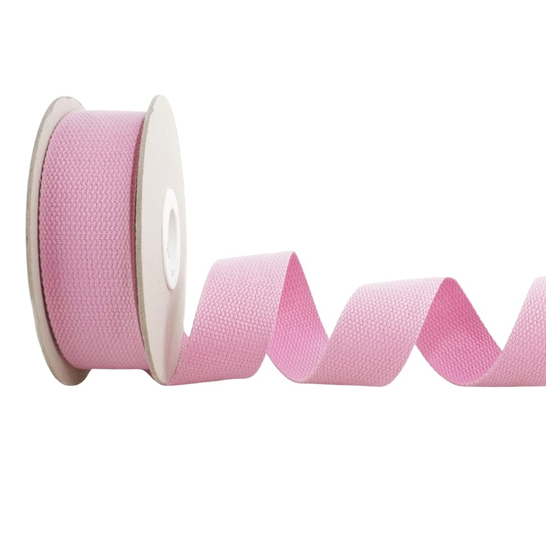 Trimz Cotton Blend Webbing – Pink – 30mm x 5m