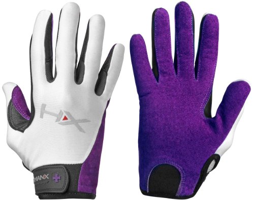 Humanx women s x3 competition glove, medium, purple/whi…
