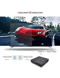 Caja de TV, Android 7.1 Dolamee Media Player con mando a distancia, 2 GB 16 GB Quad-core Cortex A-53 CPU   -450 GPU soporte 2,4 GHz BT 4.0