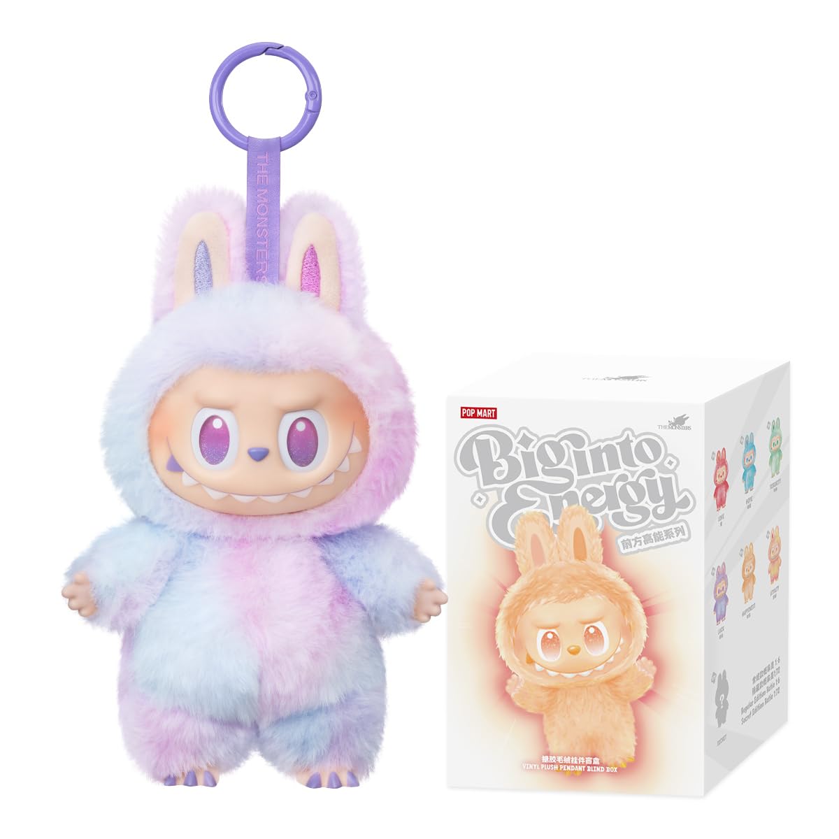 POP MART THE MONSTERS Big into Energy シリーズ ぬいぐるみペンダント【アソートボックス6ピース】 ポップマート ガチャガチャ ブラインド ボックス フィギュア プラモデル プレミアム おもちゃ PVC ソフビ オリジナル キャラクター 誕生日 プレゼント