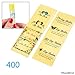 Kare & Kind Value Pack of 400 Labels - 8 Different Designs - for Lip Balm Containers, Nasal Inhaler Tubes, etc. - Self Adhesive, Easy Peel