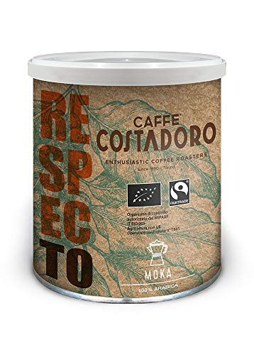 CAFFE' COSTADORO Respecto Arabica Moka Kaffee Dose, 250 g