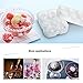 VOGEK Sphere Ball Maker Tray Clear Round Silicone Lid for Chilling Burbon Whiskey, Cocktails, Vodka, Leak Free Ice Molds, 2 Inch 6