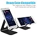 barsone Cell Phone Stand, Aluminium Phone Holder Mount Stand for Phones and Tablets 10 inches (Updated Black)