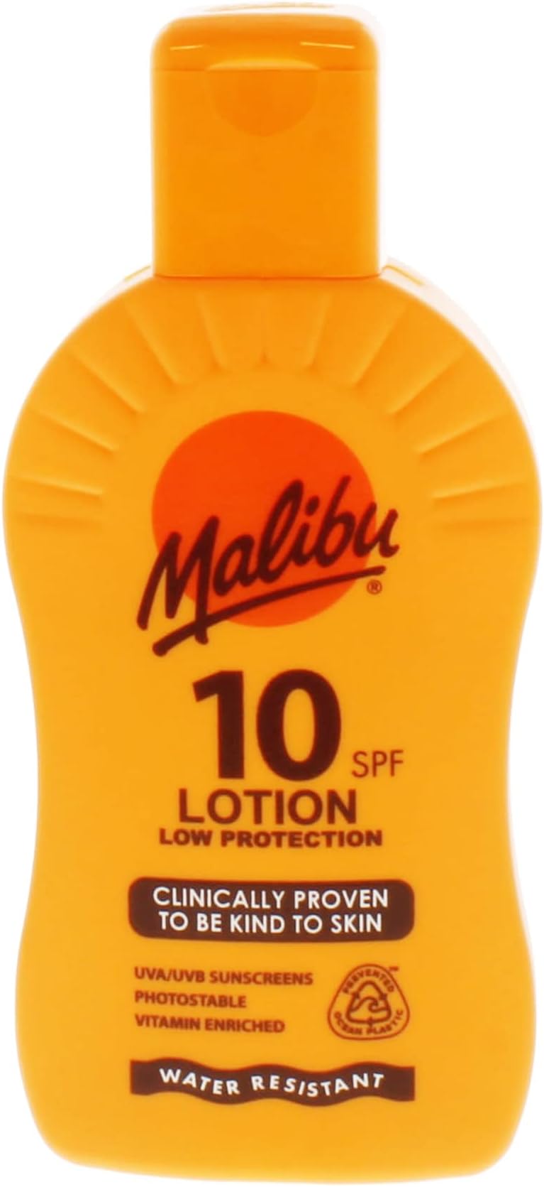 Malibu SPF 10 Low Protection Sun Lotion 200ml Vitamin Enriched Water Resistant