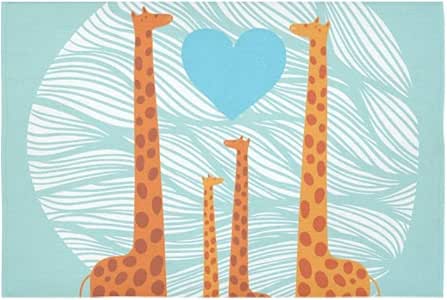 Decoración para el hogar Jirafa de pared Esbelto cuello Decoración de