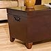 Southern Enterprises Pyramid Storage Trunk Cocktail Table, Espresso Finish