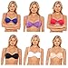 Just Intimates B40010-32A Women's Bras (Pack of 6)
