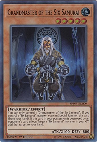 Grandmaster of the Six Samurai - SPWA-EN009 - Super Rare - 1st Edition - Spirit Warriors (1st Edition)