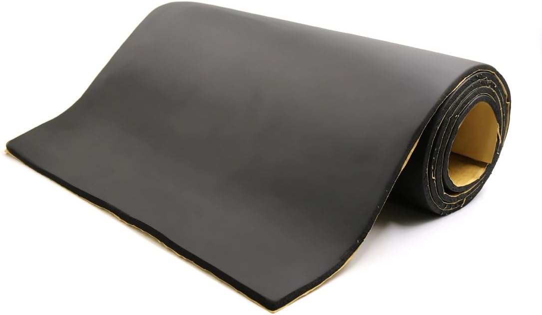 uxcell 315mil 8mm 32.29sqft Car Floor Tailgate Sound Insulation