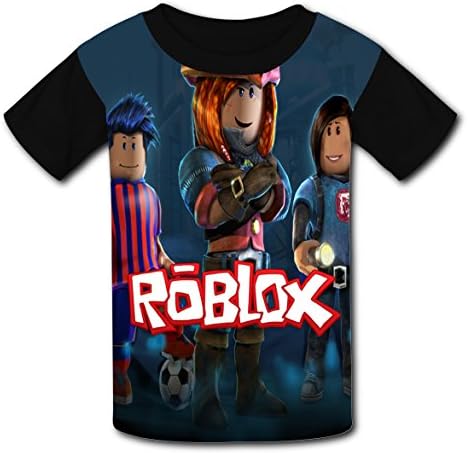Comfortable Pixel_Roblox Polyester Short Sleeve T-Shirt For Kids