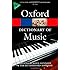 The Oxford Dictionary of Music (Oxford Quick Reference)