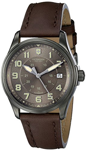 Victorinox Men's 241519 Infantry Analog Display Swiss Automatic Brown Watch