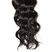UNice Hair Icenu Series 10A Brazilian Natural Wave Virgin Hair 1 Bundle of Hair Weft, Unproceesed Human Hair Extensions Natural Color 100g/pc (22inch)