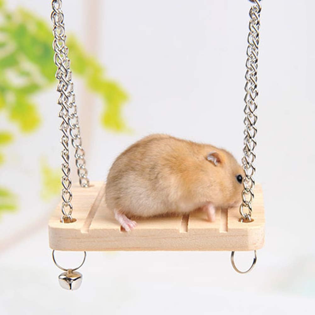 hamster on a swing
