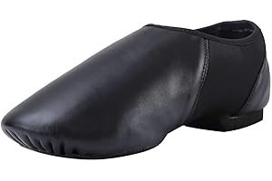 ARCLIBER Leather Slip On Jazz Shoe for Girls (Big Child/Little Child/Toddler)