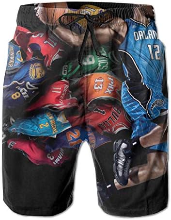 最新のメンズショーツ ビーチパンツ ダンクコンテストマント 夏のメンズビーチショーツ 涼しく通気性 カジュアルなファッション 新入荷 流行