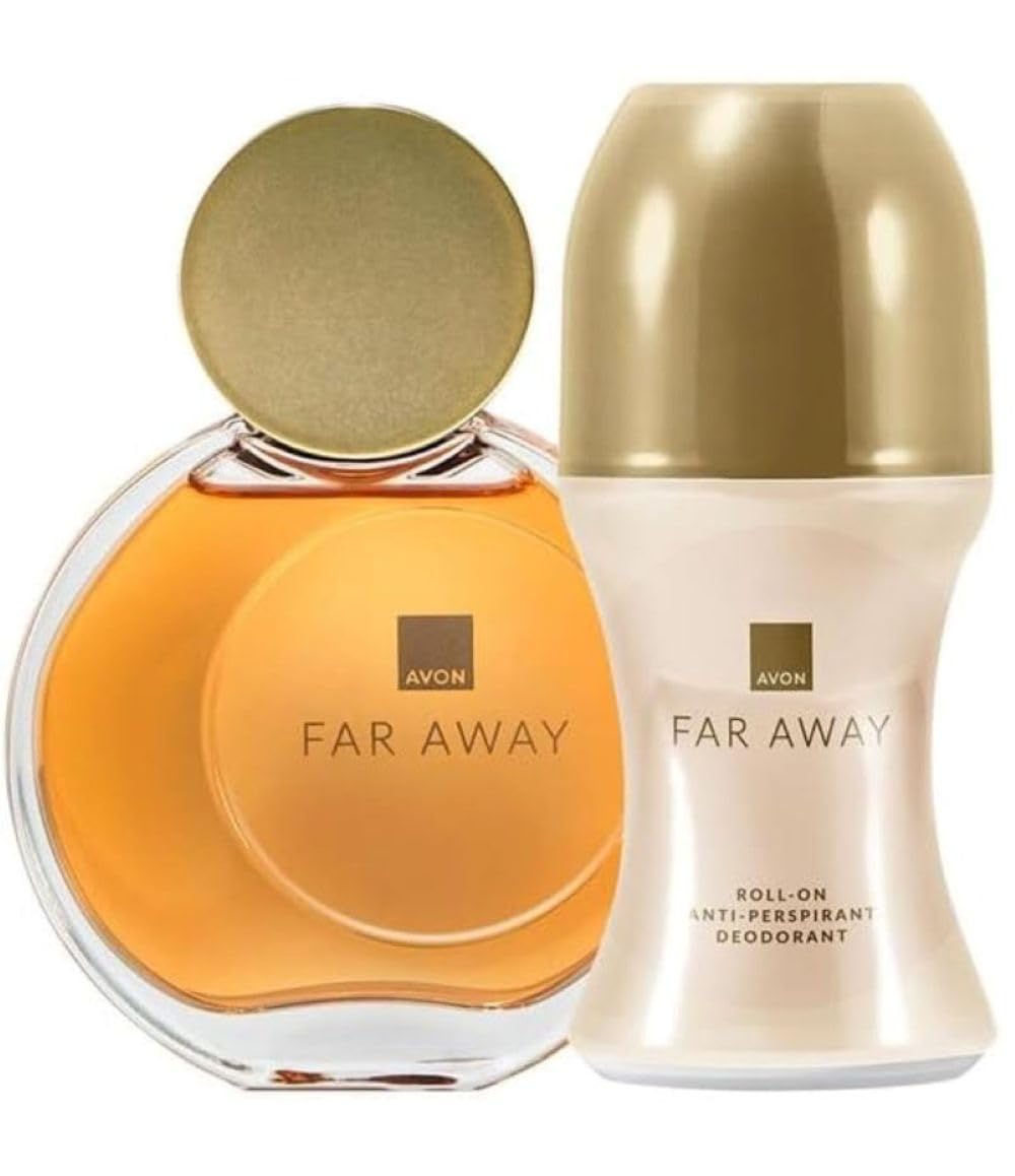 Avon Far Away Set Duo + Roll-On Deodorant
