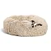 Best Friends by Sheri Calming Shag Vegan Fur Donut Cuddler (23x23) - Small Round Donut Cat and Dog Cushion Bed, Warming and Cozy for Improved Sleep - Prime, Machine Washable - Small Pets Up to 25 lbs primary