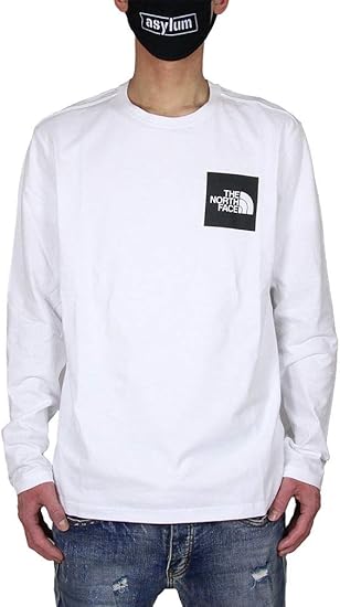Amazon ノースフェイス The North Face 長袖 Tシャツ L S Fine Tee ロングスリーブ ボックスロゴ Tシャツ メンズ レディース Nf0a37ft S White 並行輸入品 Tシャツ カットソー 通販