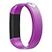 Fitness Tracker, MoreFit Slim Touch Screen Activity Health Tracker Wearable Pedometer Smart Wristband, Black/ Purple