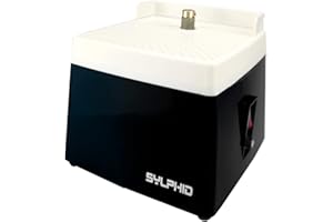 SYLPHID Portable Mini Glass Grinder 110V Stained Grinder Machine for Diamond Ceramic Shell Art DIY, Free 5/8'' Grinder Bits Included Black