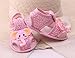 DZT1968® Baby Girl Boy Soft Sole Cartoon Elephant Prewalker Shoes Sandal (0~6 Months, Pink)