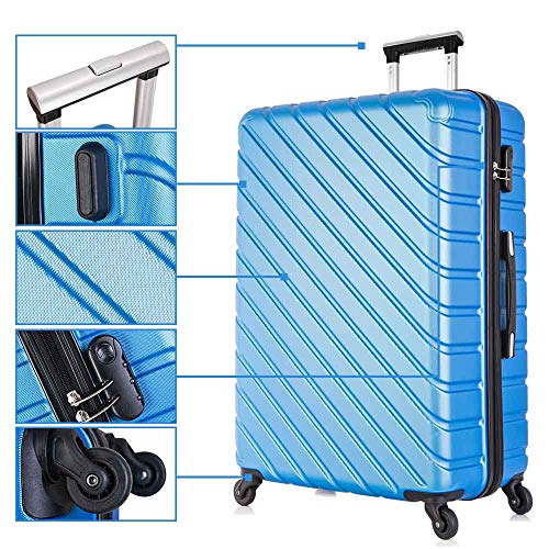 Apelila 4 Piece Hardshell Luggage Sets,Travel Suitcase,Carry On Luggage