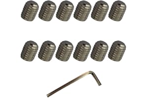 ARTGOL 12 Pcs WR01X11014 3031578 Refrigerator Door Handle Set Screw Replacement (Wrench Included) - Replacement Part for Fridge Durable Screw for Refrigerator Door Handle Compatible with Multiple GE Models