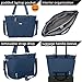 Baggallini Avenue Tote Bag - Lightweight, Water Resistant, Carry-On Travel Purse With Zippered Pockets and Laptop Sleeve