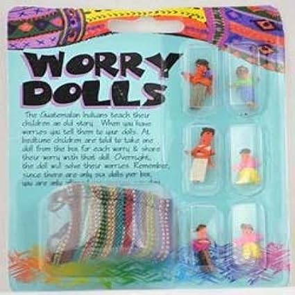 Azure Green Rwor Worry Doll Set